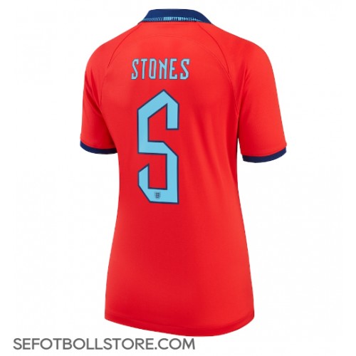 England John Stones #5 Replika Bortatröja Dam VM 2022 Kortärmad